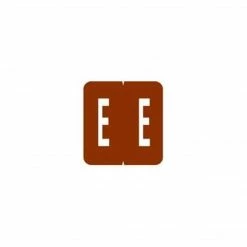 Medical Arts Press® GBS® Compatible 1900 Series Alpha Roll Labels; "E"