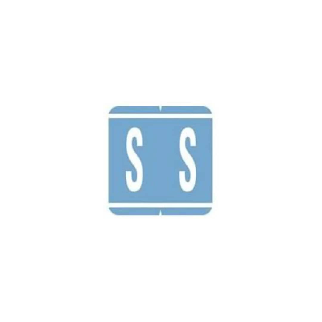 Medical Arts Press® GBS® Compatible 1900 Series Alpha Roll Labels; "S"