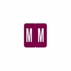 Medical Arts Press® GBS® Compatible 1900 Series Alpha Roll Labels; "M"