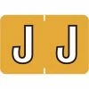 Medical Arts Press® Colwell Jewel Tone® Compatible Alpha Binder Sheet Labels; "J"