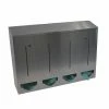 Omnimed Quad Bulk PPE Dispensers, Stainless Steel (307024)