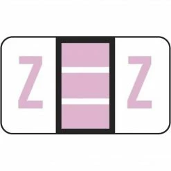 Medical Arts Press® Jeter® Compatible 5100 Series Alpha Sheet Labels; "Z"