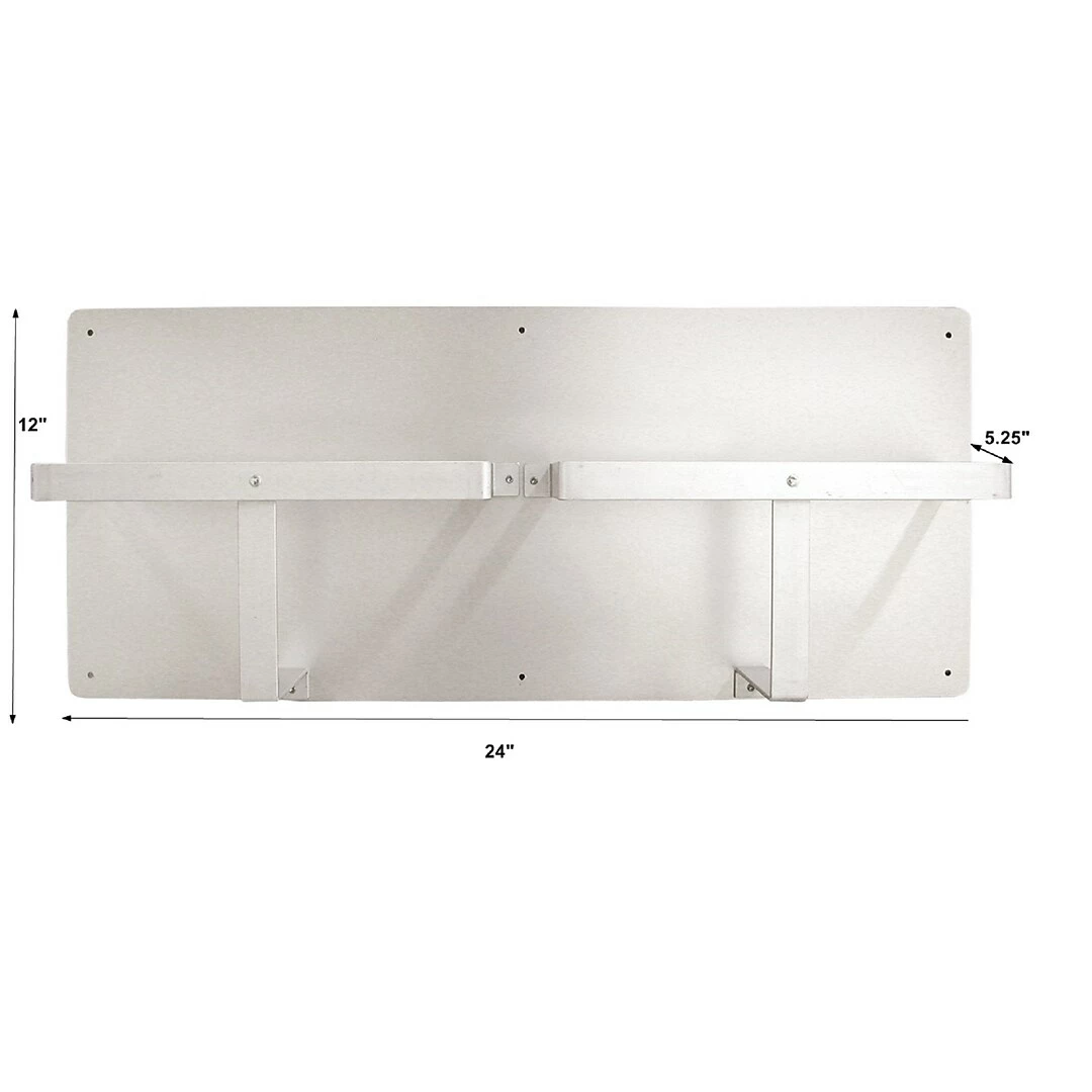 Omnimed Aluminum Double Bedpan Storage Rack (303526) - Image 2