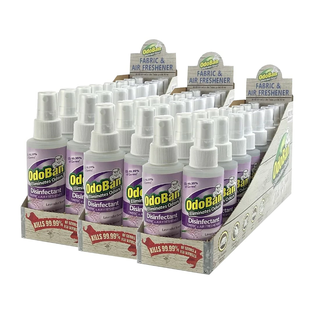 ODOBAN Disinfectant Spray, Lavender, 4 Fl. Oz., 48/Pack (91LAV4OZ48-STP)