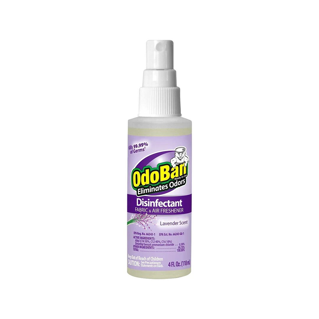 ODOBAN Disinfectant Spray, Lavender, 4 Fl. Oz., 48/Pack (91LAV4OZ48-STP) - Image 2