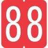 Medical Arts Press® GBS® Compatible 1900 Series Numeric Roll Labels; "8"