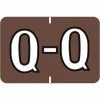 Medical Arts Press® Colwell Jewel Tone® Compatible Alpha Binder Sheet Labels; "Q"