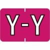 Medical Arts Press® Colwell Jewel Tone® Compatible Alpha Binder Sheet Labels; "Y"