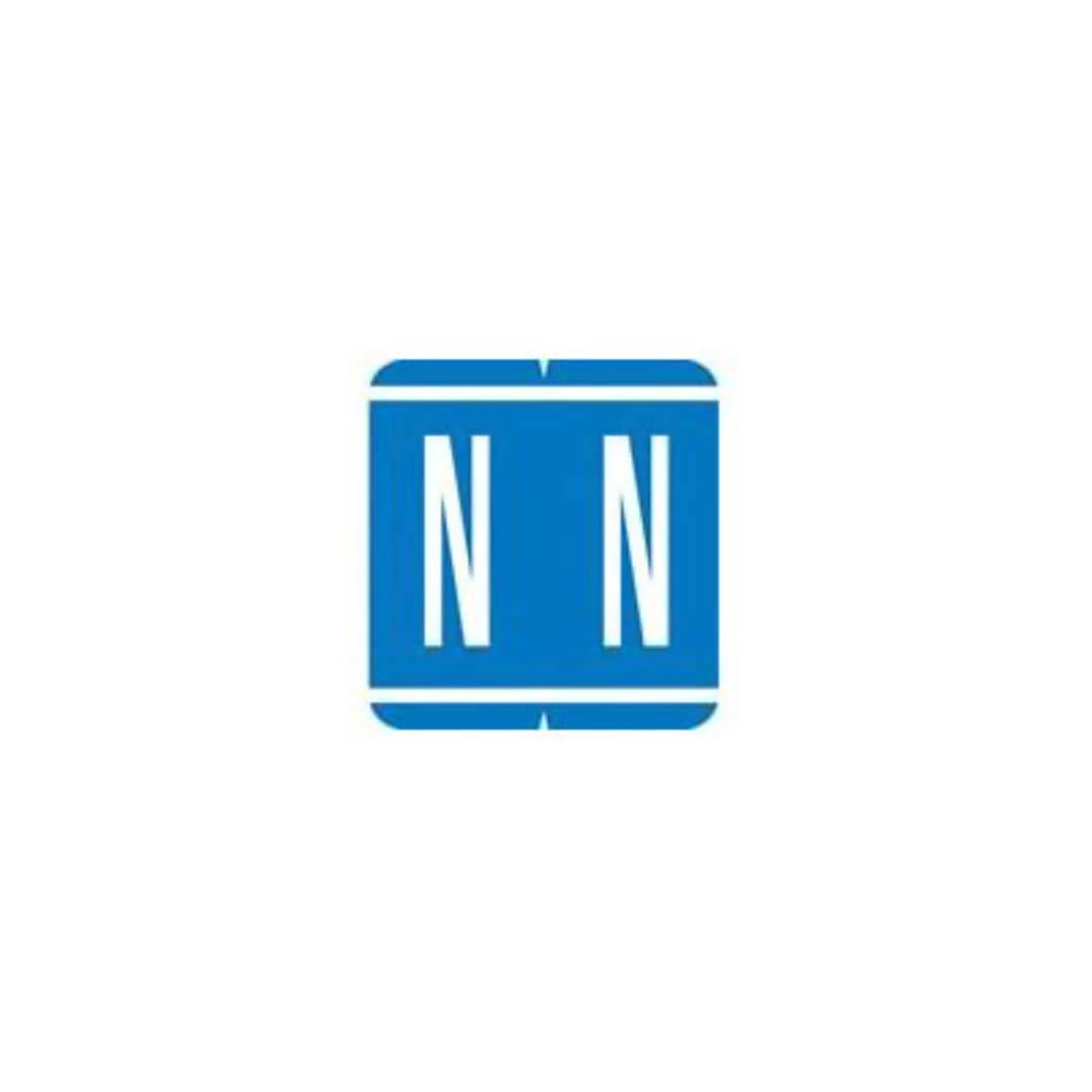 Medical Arts Press® GBS® Compatible 1900 Series Alpha Roll Labels; "N"