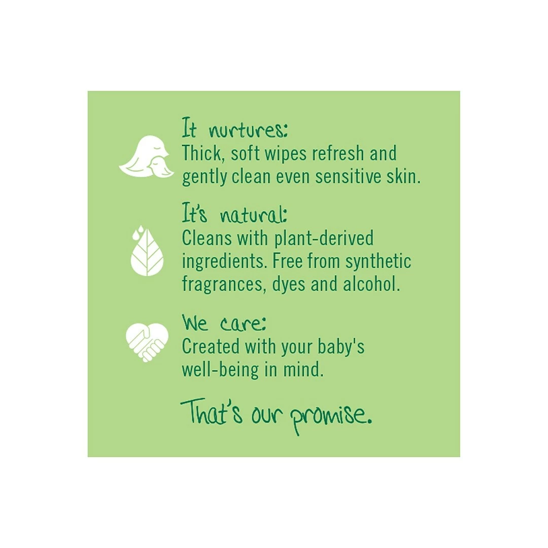 Seventh Generation™ Free & Clear Baby Wipes, 256 Wipes/Pack, 3 Packs/Carton (34219) - Image 3