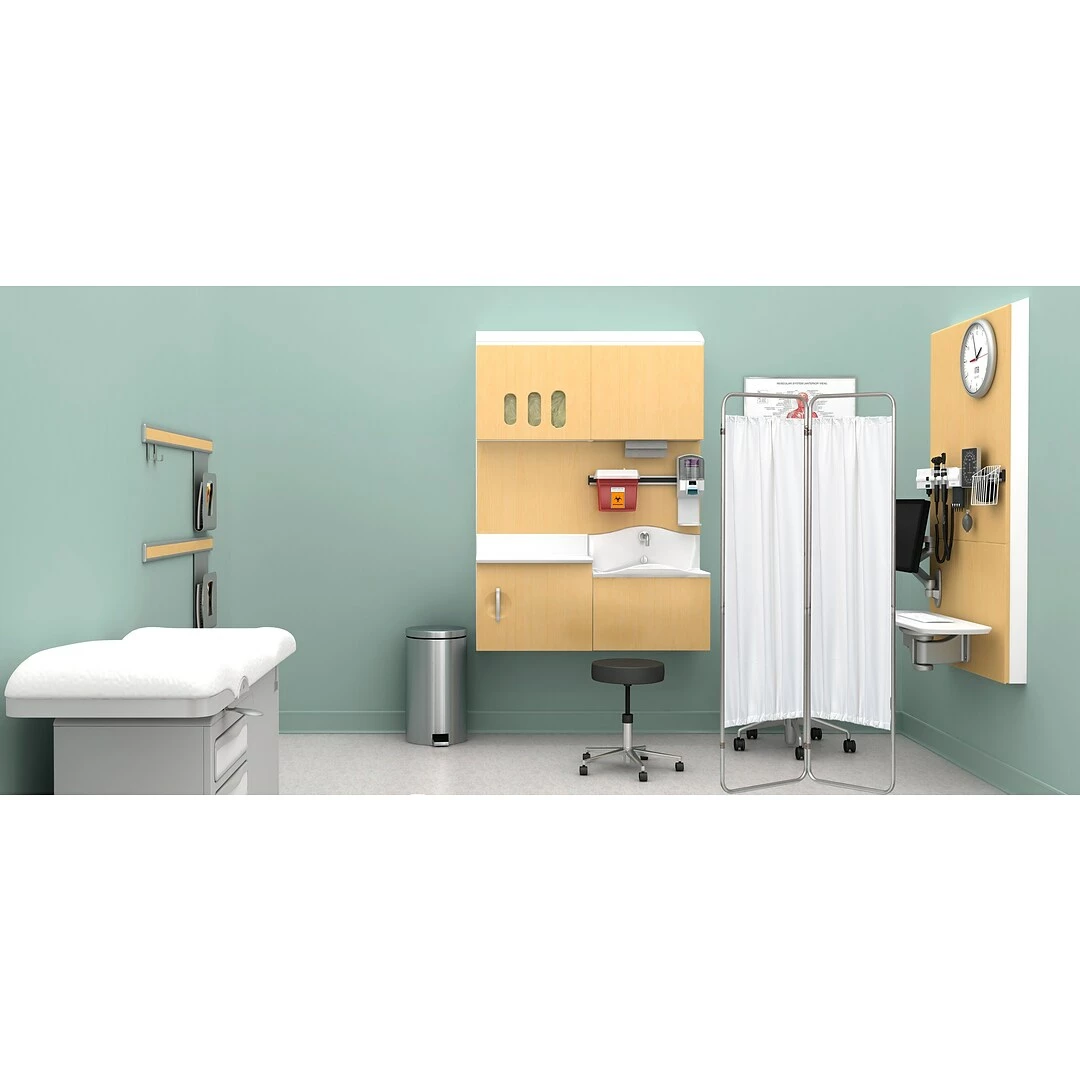 Omnimed Privacy Screen With 3 Frost Panels (153054-45) - Image 2