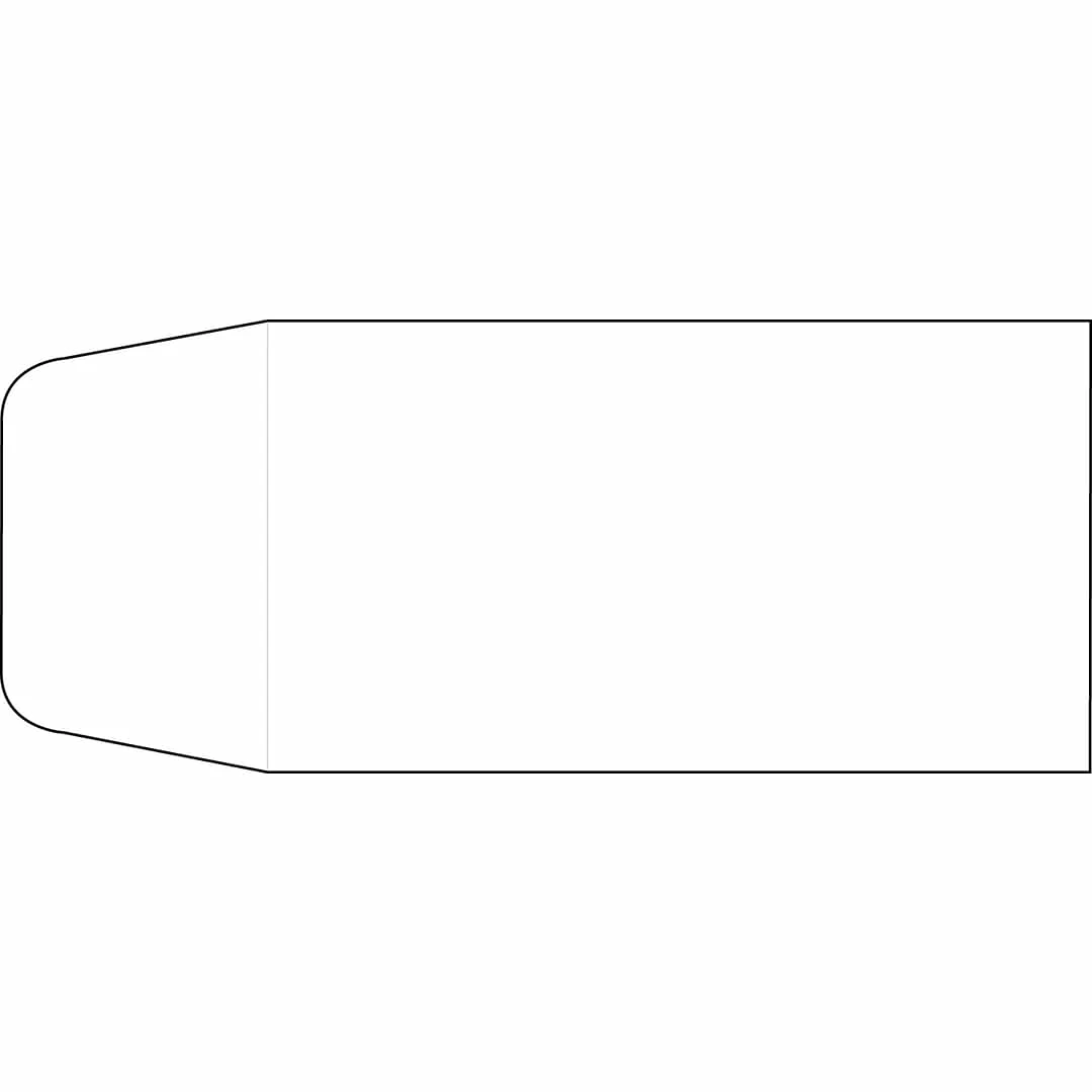 Medical Arts PressĀ® Pill Envelopes; 3-1/8" X 5-1/2", White, Gummed, Blank, Style D, 500/Box