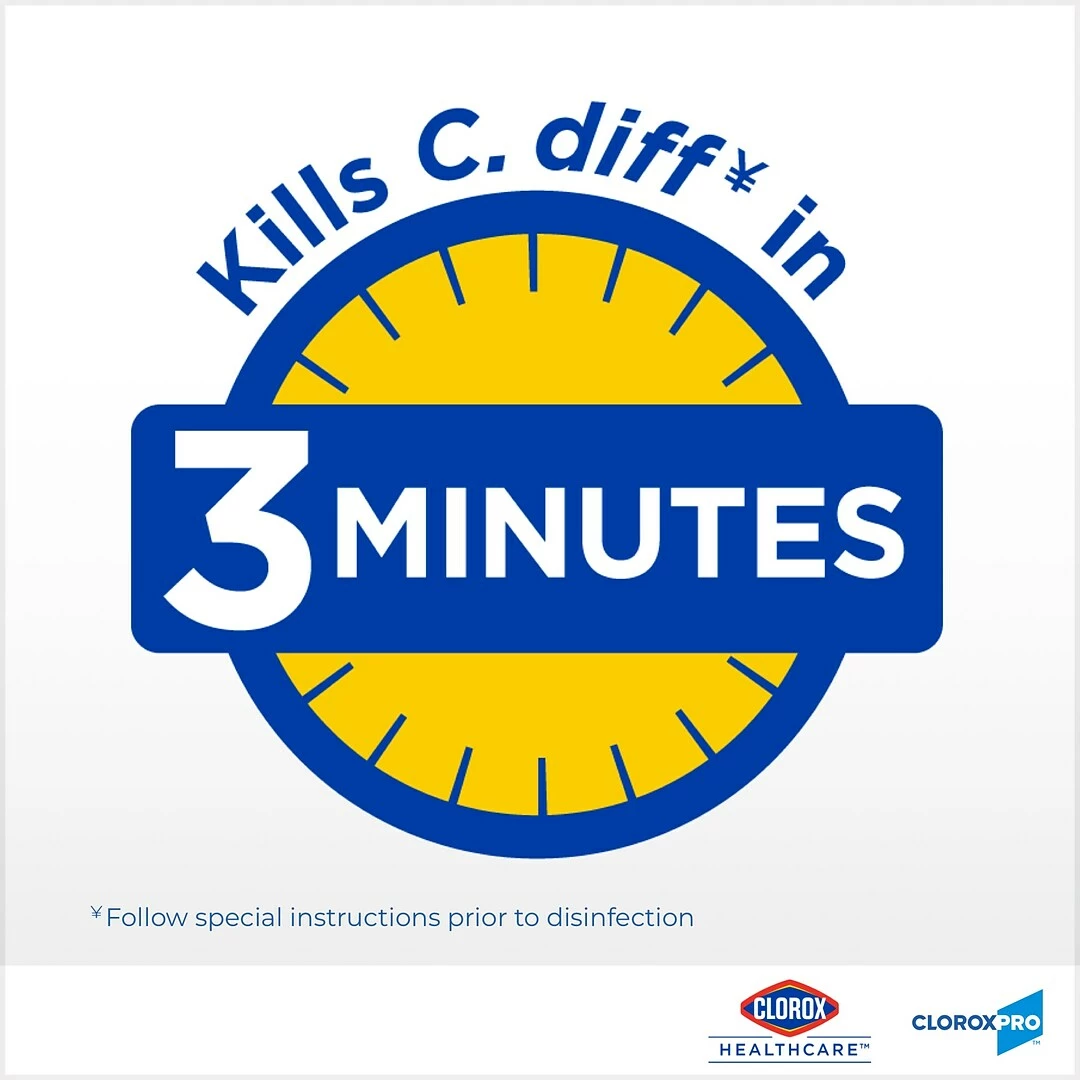 Clorox Healthcare® Bleach Germicidal Wipes, 110 Count Bucket (Pack Of 2) (30358) - Image 5