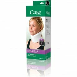 Curad® Firm Foam Serpentine Style Cervical Collars, Universal, 22" L X 3 1/2" H, 4/Pack