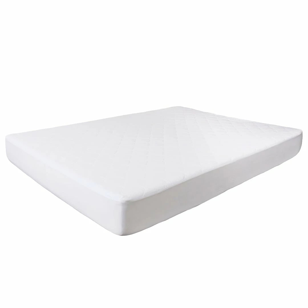 Bluestone Down Alternative Cotton Mattress Pad With Fitted Skirt-Queen