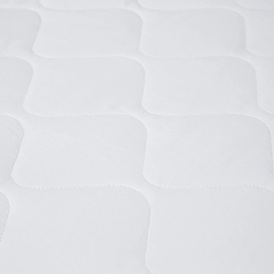 Bluestone Down Alternative Cotton Mattress Pad With Fitted Skirt-Queen - Image 2