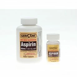 Medline GeriCare Aspirin (Compare To Bayer® Aspirin), 325mg, 1000 Tablets (OTC90110)