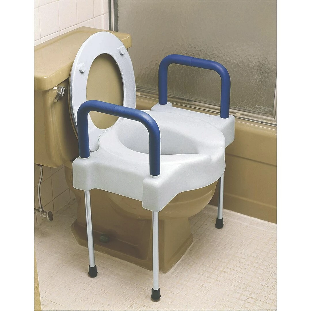 Medline X-wide Raised Toilet Seats, 4" H Seat