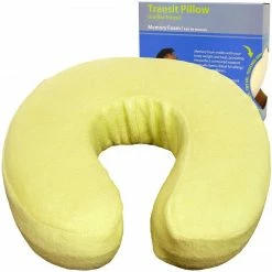 Trademark Global Trademark Remedy Memory Foam Head And Neck Support Transit Pillow
