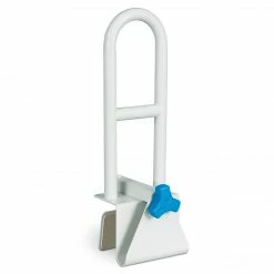 Drive Medical AquaSense Bathtub Safety Rail With Steel Construction, White (785-350)