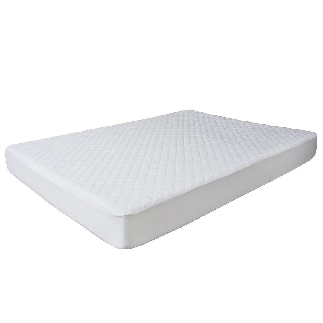 Bluestone Waterproof Mattress Pad With Expandable Fitted Skirt - Twin - Image 2