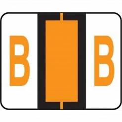 Medical Arts Press® TAB® Products Compatible Alpha Sheet Style Labels, Letter B