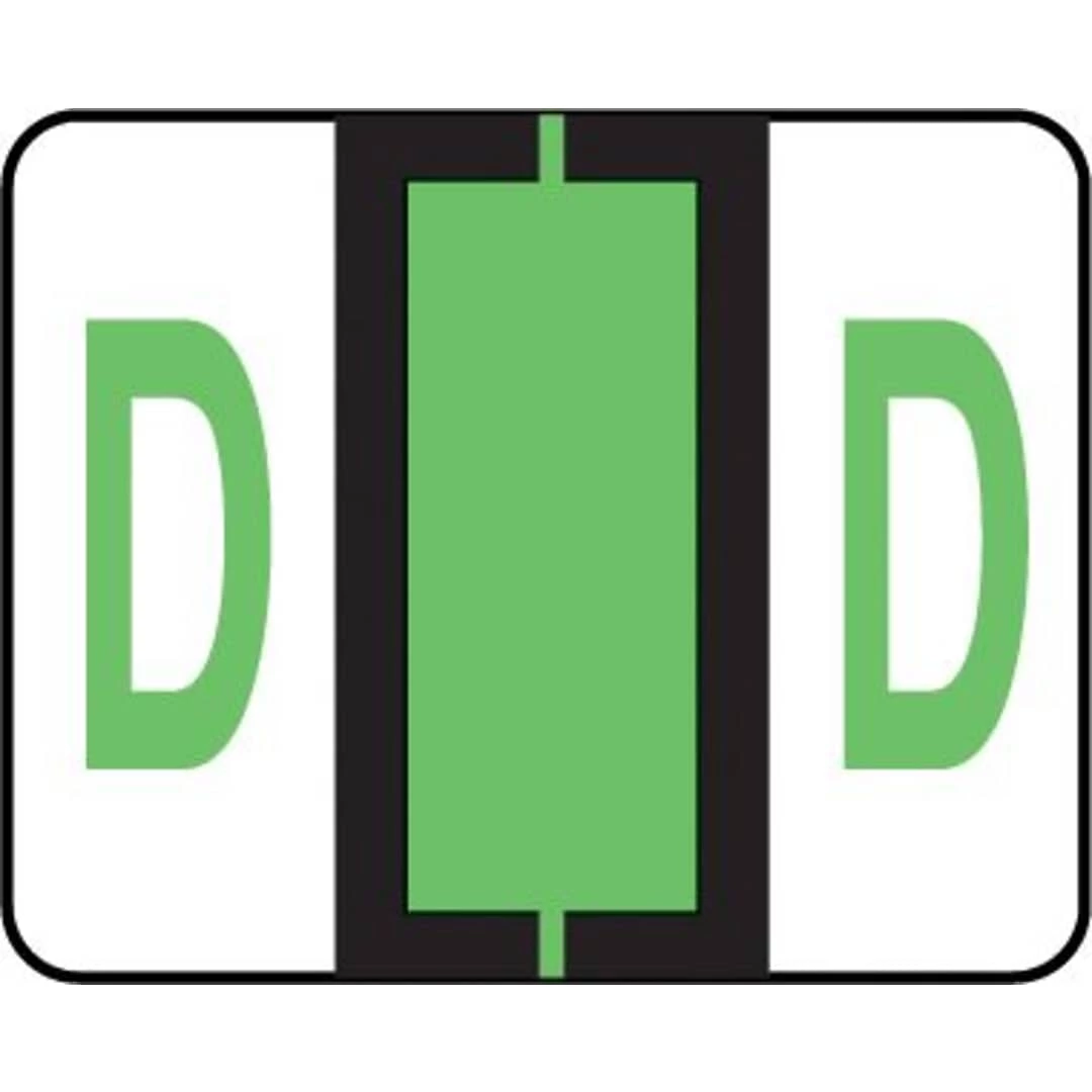 Medical Arts Press® TAB® Products Compatible Alpha Sheet Style Labels, Letter M - Image 4