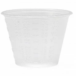 Medline 3.5oz Plastic Disposable Cup, Translucent, 2500/Carton (NON030035)