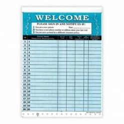 Medical Arts Press® Designer Privacy Sign-In Sheets; Mini-Feet