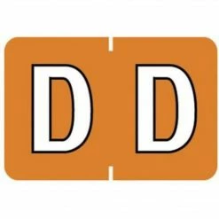Medical Arts Press® Barkley® & Sycom® Compatible Alpha Sheet Style Labels, "D"