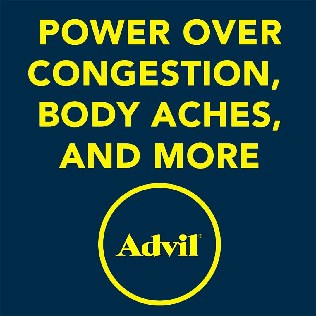 AdvilĀ® Sinus Congestion & Pain Relief, Pain & Fever Reducer, 1/Pack, 50/Box (019901) - Image 7