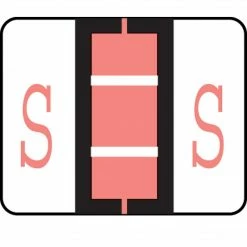 Medical Arts Press® TAB® Products Compatible Alpha Sheet Style Labels; Letter S