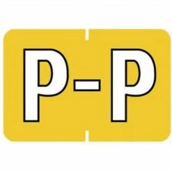 Medical Arts Press® Barkley® & Sycom® Compatible Alpha Sheet Style Labels, "P"