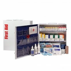 First Aid Only SmartCompliance Office Cabinet, ANSI Class A/ANSI 2021, 50 People, 241 Pieces, White, Kit (90608-021)