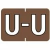 Medical Arts Press® Barkley® & Sycom® Compatible Alpha Sheet Style Labels, "U"