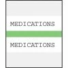 Medical Arts Press® Standard Preprinted Chart Divider Tabs; Medications, Light Green