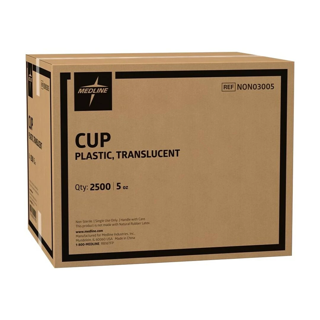 Medline Cold Cups, 5 Oz., Translucent, 2500/Carton (NON03005) - Image 5