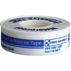 First Aid Only™ Waterproof Tape W/ Plastic Spool, 1" X 5 Yd