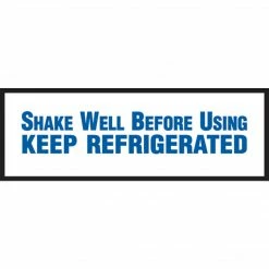 Medical Arts Press® Veterinary Medication Instruction Labels, Shake Well/Keep Refrigerated, White, 1/2x1-1/2", 500 Lbls