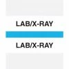 Medical Arts Press® Standard Preprinted Chart Divider Tabs, Lab/X-Ray, Light Blue