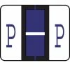 Medical Arts Press® TAB® Products Compatible Alpha Sheet Style Labels; Letter P