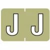Medical Arts Press® Barkley® & Sycom® Compatible Alpha Sheet Style Labels, "J"