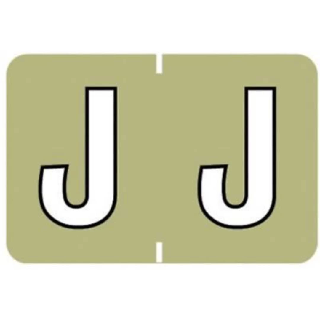 Medical Arts Press® Barkley® & Sycom® Compatible Alpha Sheet Style Labels, "J"