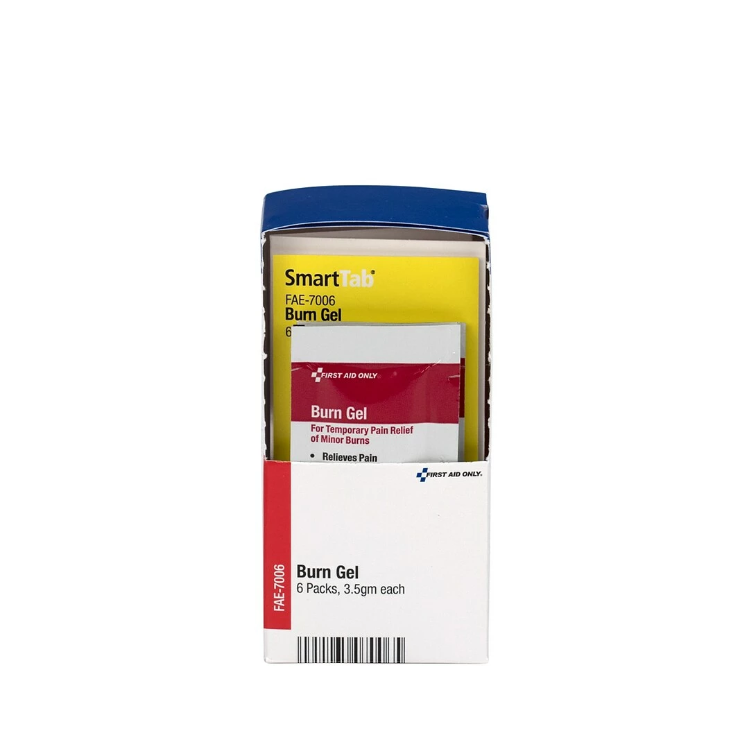 First Aid Only SmartCompliance Gel Refill Burn Dressing, 3.5 Gm, 6/Box (FAE-7006) - Image 2