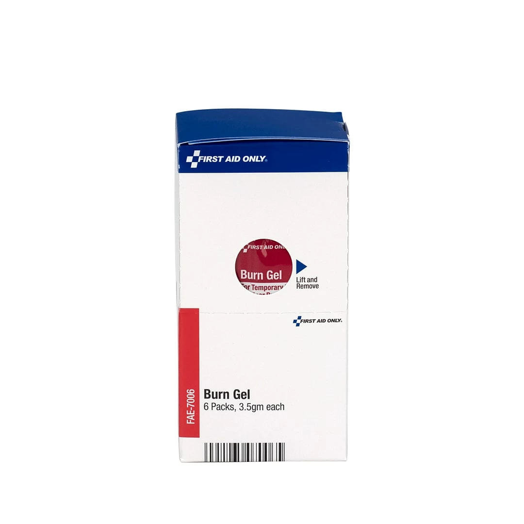 First Aid Only SmartCompliance Gel Refill Burn Dressing, 3.5 Gm, 6/Box (FAE-7006) - Image 3