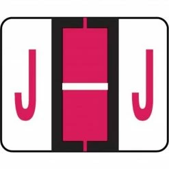 Medical Arts Press® TAB® Products Compatible Alpha Sheet Style Labels, Letter J