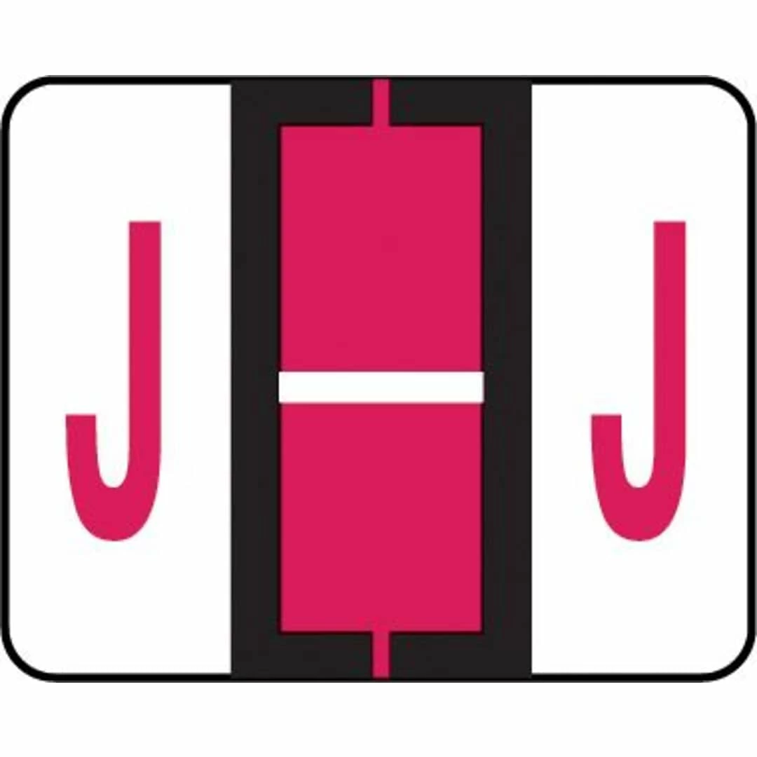 Medical Arts PressĀ® TABĀ® Products Compatible Alpha Sheet Style Labels, Letter J