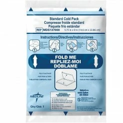 Medline Rapid Aid Instant Cold Packs, 6" L X 5" W, 50/Pack