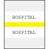 Medical Arts Press® Standard Preprinted Chart Divider Tabs; Hospital, Yellow