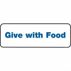 Medical Arts Press® Medication Instruction Labels, For The Eye, Light Blue, 1/2x1-1/2", 500 Labels